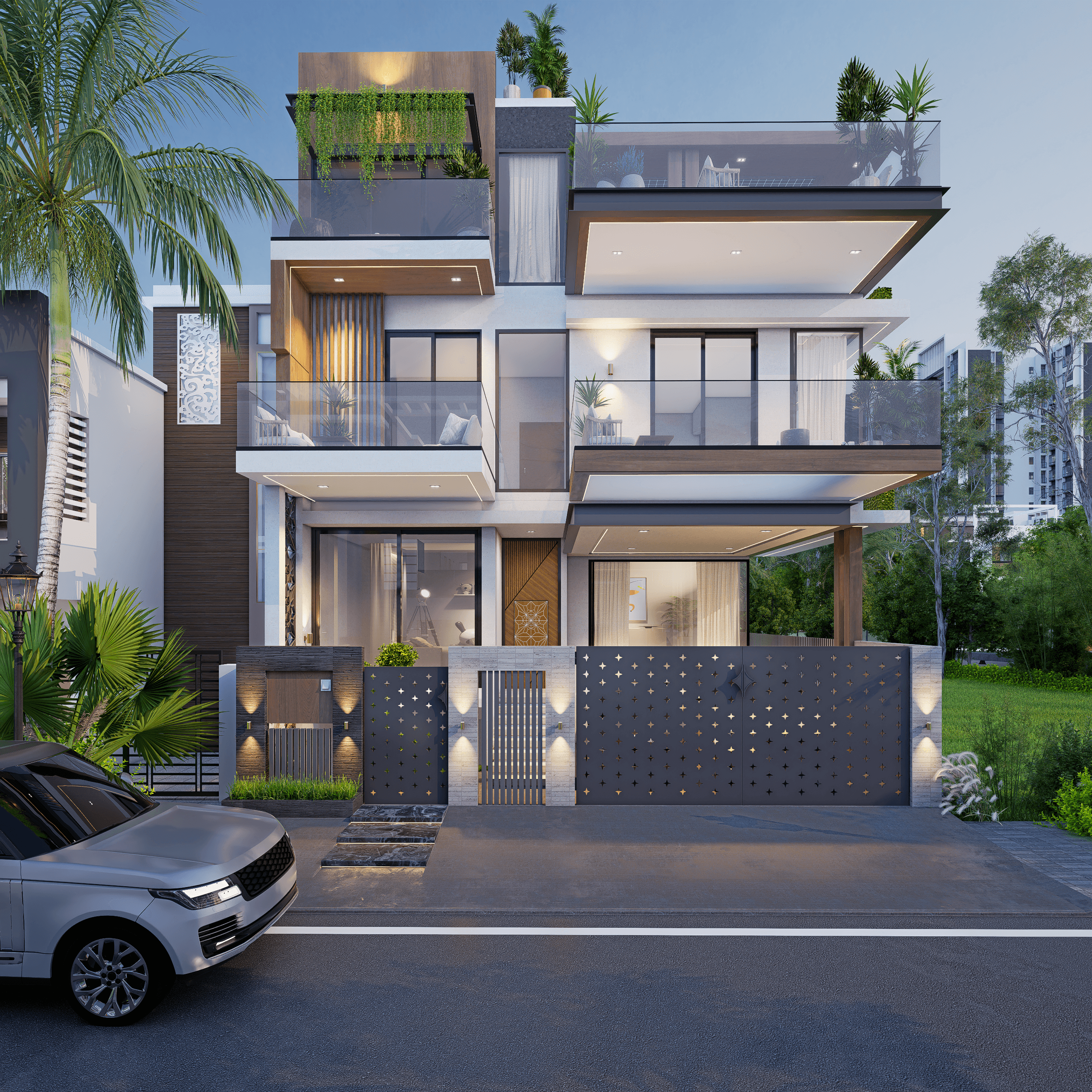 Luxury Residence Interior Winter Gardens